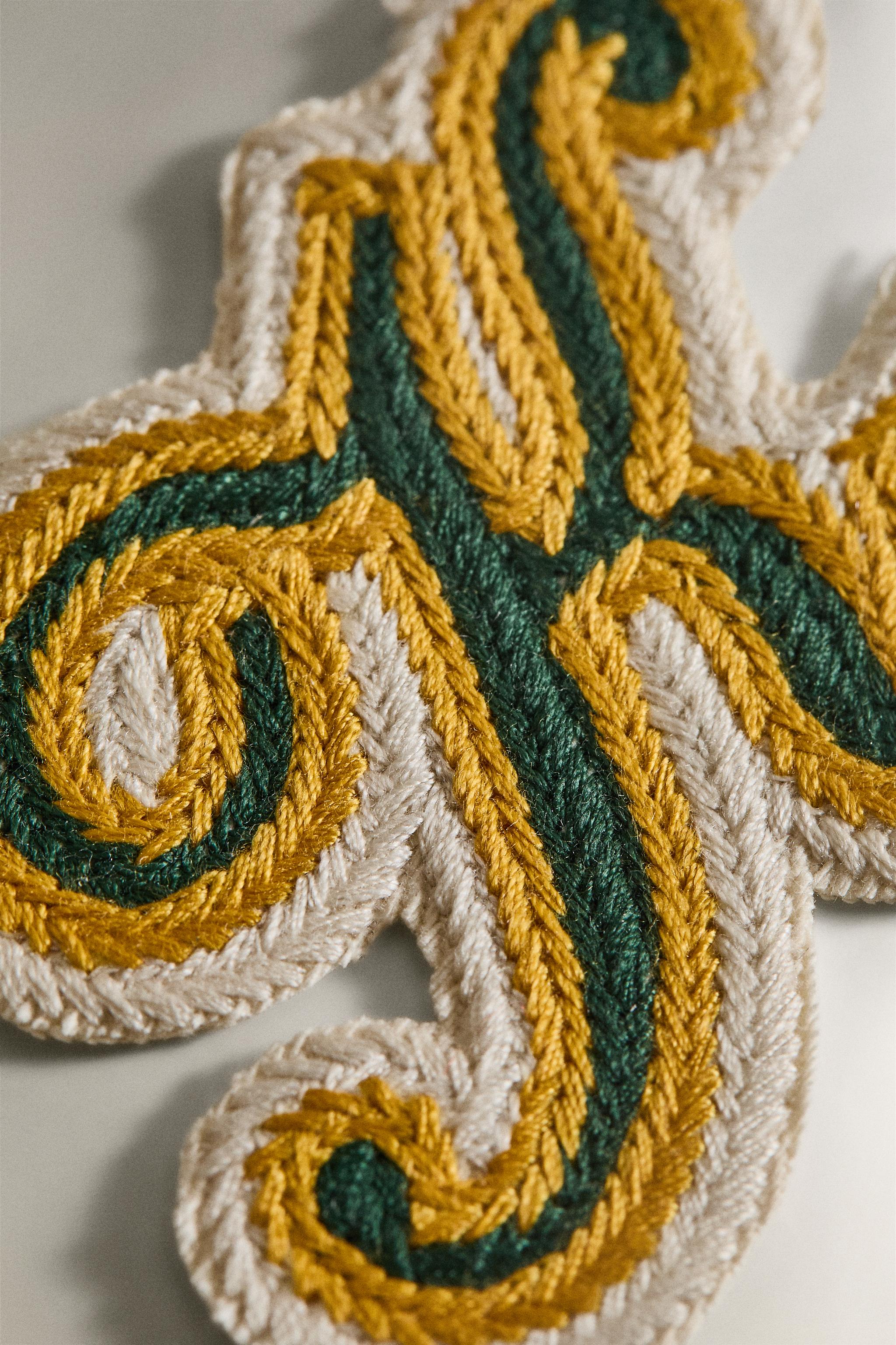 COTTON LETTER K PATCH